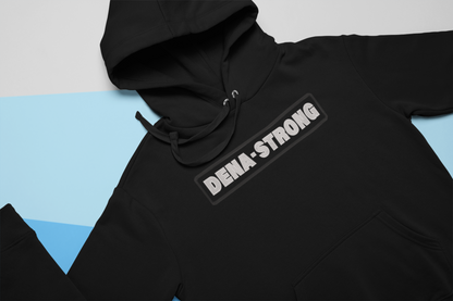 Dena-Strong Custom Embroidery Black Hoodie