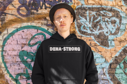 Dena-Strong Custom Embroidery Black Hoodie