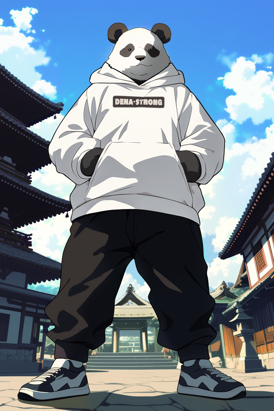 Dena-Strong White Hoodie