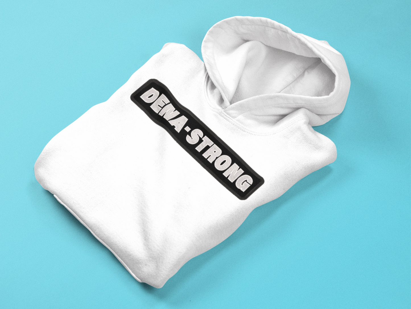 Dena-Strong White Hoodie